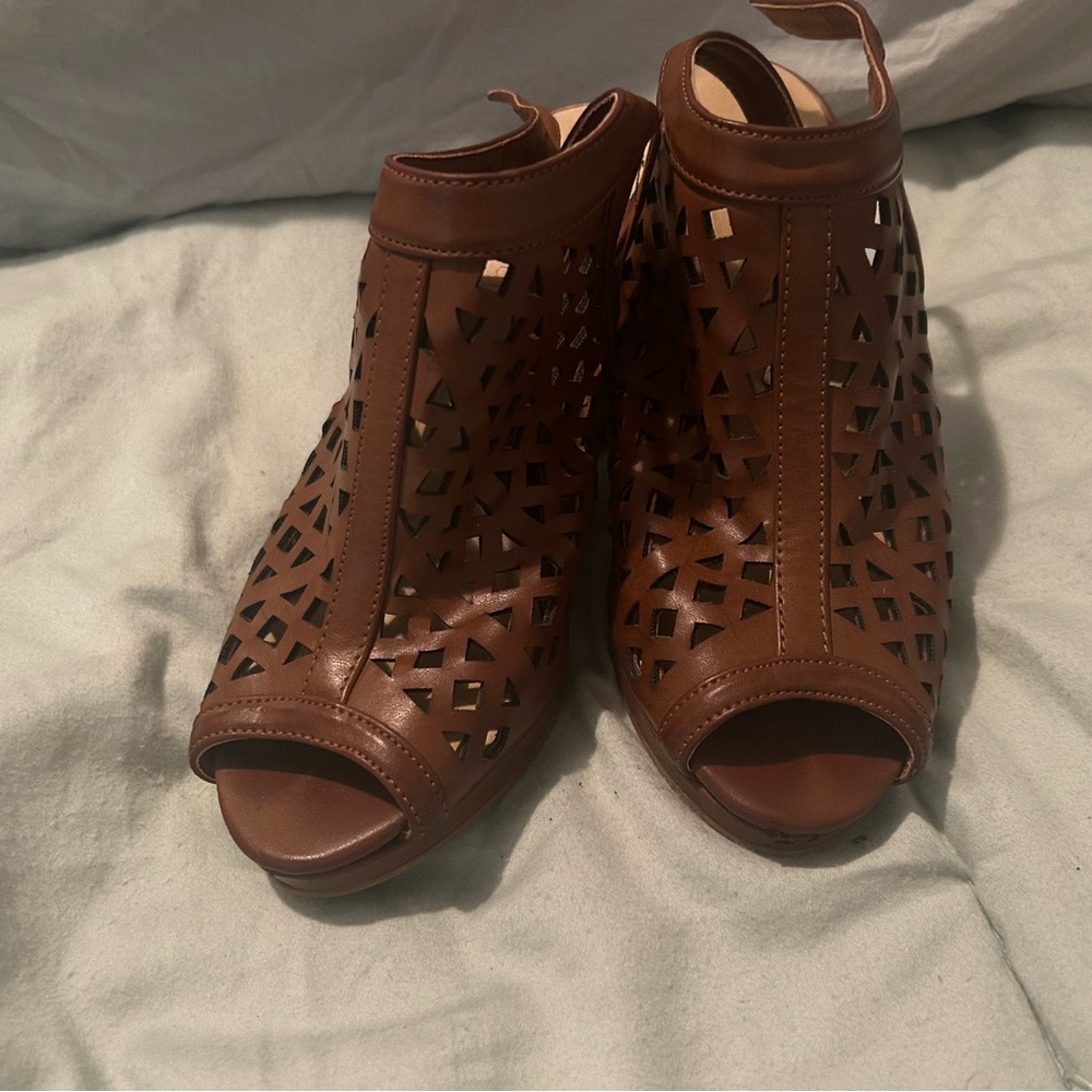 Brown heels